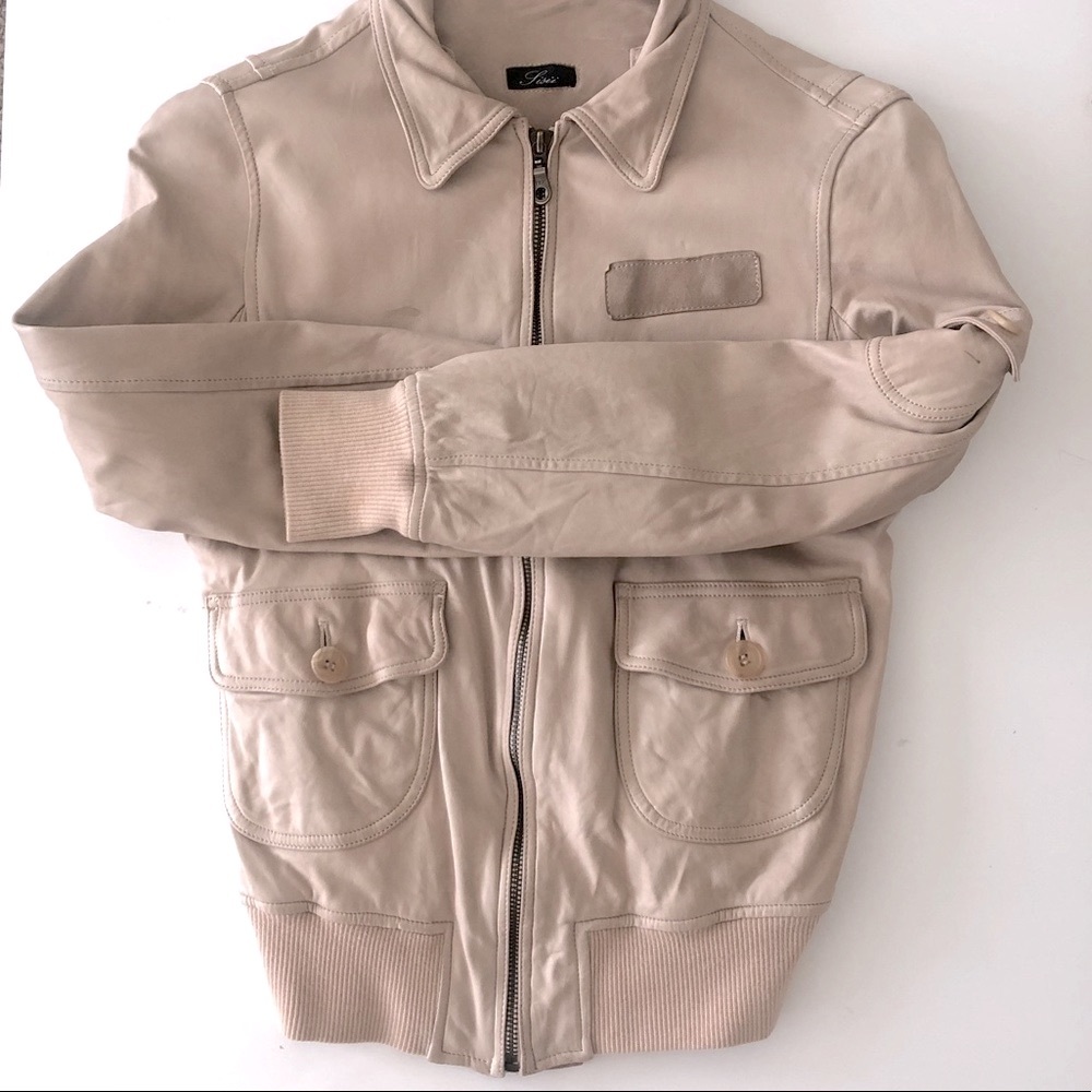 Lisii Nude leather Jacket XS